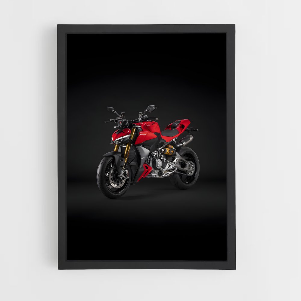 Poster Duel Intrépide Streetfighter V – affiche Ducati (vue 2)